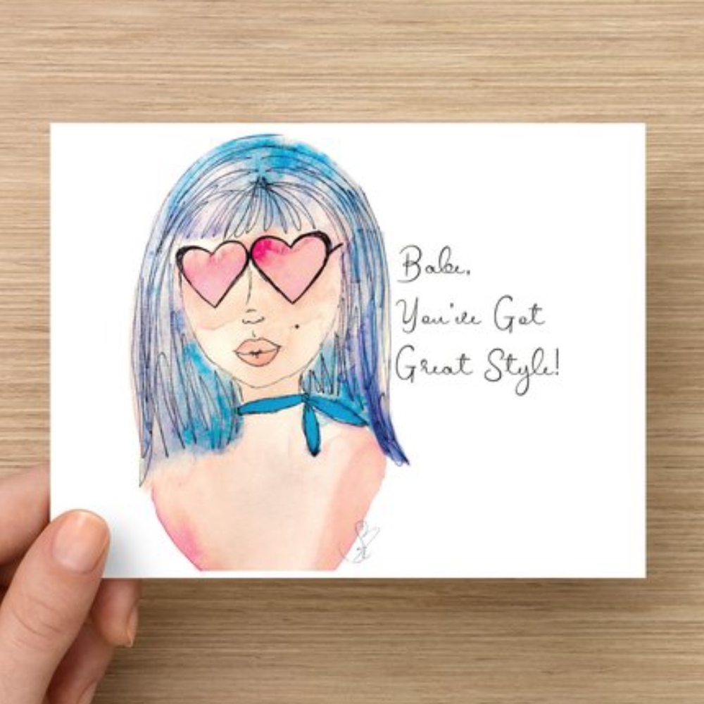 10 Original Babe Thank You Cards